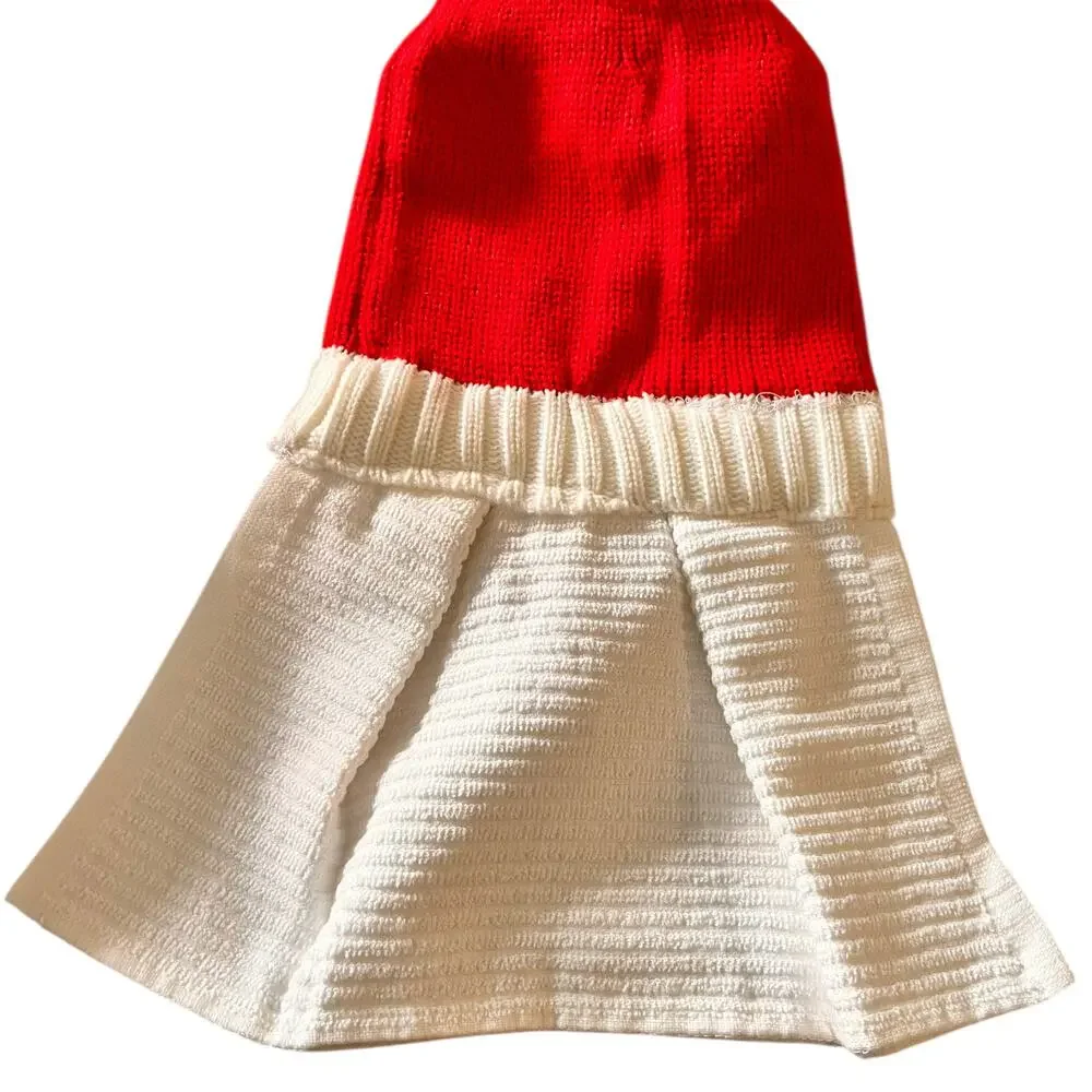 16 X 15 Knit Santa Hat Hanging Hand Towel Decorative Christmas Gift Kitchen
